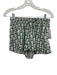 Daily Drills Size M/L Green & Cream Cotton & Modal Drawstring Short Set Green & Cream / M/L