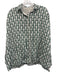 Daily Drills Size M/L Green & Cream Cotton & Modal Drawstring Short Set Green & Cream / M/L