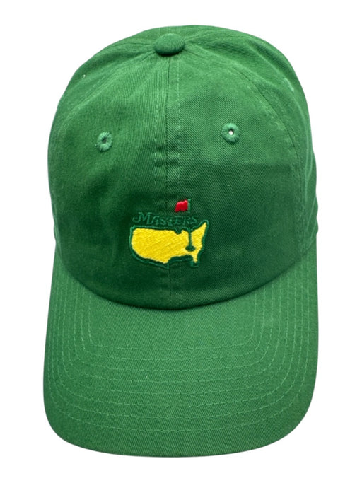 Masters Green Cotton Adjustable Logo Patch Baseball Hat Green / One Size