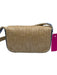 Maeve Blue, Beige, White Cotton Beaded Eyes Magnetic Close Shoulder Bag Blue, Beige, White / S