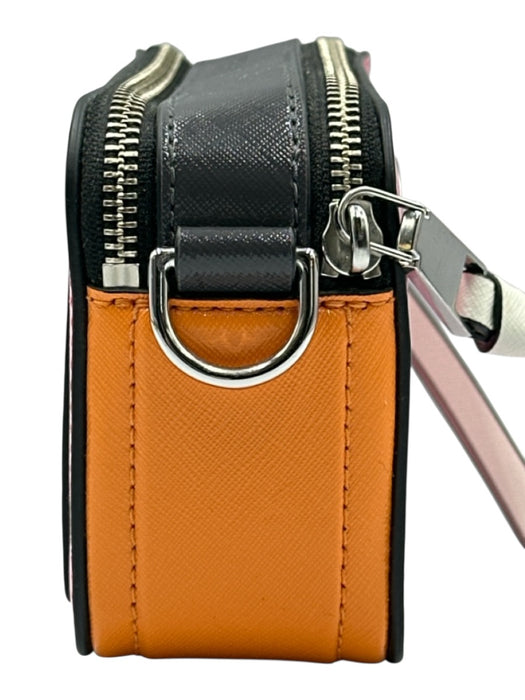 Marc Jacobs Pink, Orange, White Leather silver tone hardware logo strap Bag Pink, Orange, White / S