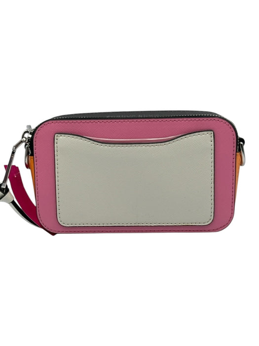 Marc Jacobs Pink, Orange, White Leather silver tone hardware logo strap Bag Pink, Orange, White / S