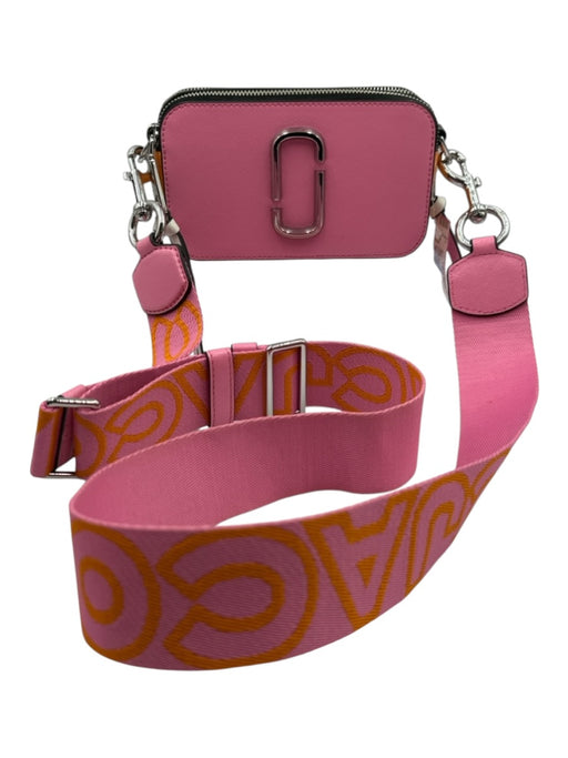 Marc Jacobs Pink, Orange, White Leather silver tone hardware logo strap Bag Pink, Orange, White / S
