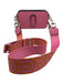 Marc Jacobs Pink, Orange, White Leather silver tone hardware logo strap Bag Pink, Orange, White / S