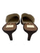Dolce Vita Shoe Size 9.5 Brown, Black, Cream Leather Upper Calf Hair Mule Pumps Brown, Black, Cream / 9.5