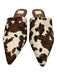 Dolce Vita Shoe Size 9.5 Brown, Black, Cream Leather Upper Calf Hair Mule Pumps Brown, Black, Cream / 9.5