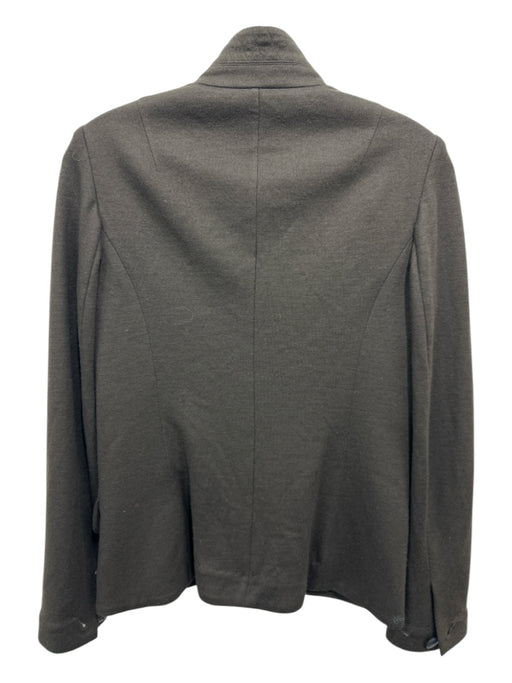 Rag & Bone Size 0 Olive Green Wool Button Detail Stand Collar Blazer Jacket Olive Green / 0