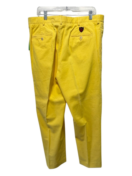 Polo Size 38 Yellow Cotton Blend Cordouroy Khakis Men's Pants 38