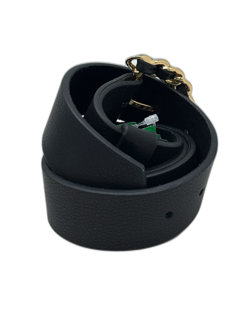 B-Low The Belt Black Leather Woven Detail Belts Black / M