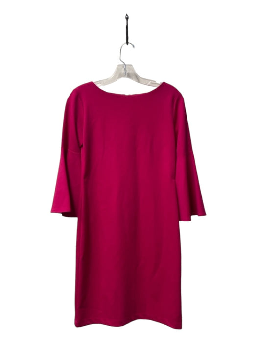 Sara Campbell Size XS Hot pink Rayon Blend Back Zip 3/4 Bell Sleeve Dress Hot pink / XS