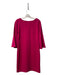 Sara Campbell Size XS Hot pink Rayon Blend Back Zip 3/4 Bell Sleeve Dress Hot pink / XS