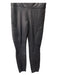 Spanx Size S/P Black Nylon Blend Mid Rise Ribbed Detail Moto Pull On Leggings Black / S/P