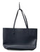 Kate Spade Gray Leather 2 Handles Top Zip Gold Hardware Tote Bag Gray / Medium