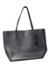 Kate Spade Gray Leather 2 Handles Top Zip Gold Hardware Tote Bag Gray / Medium