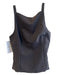 Zara Size L Black Polyester Square Neck Sleeveless Back Cut Out Bow Detail Top Black / L