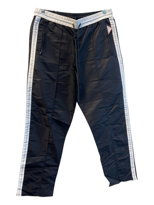 Zara Size S Black & White Elastic & Cork Drawstring Side Pocket Stripe Pants Black & White / S