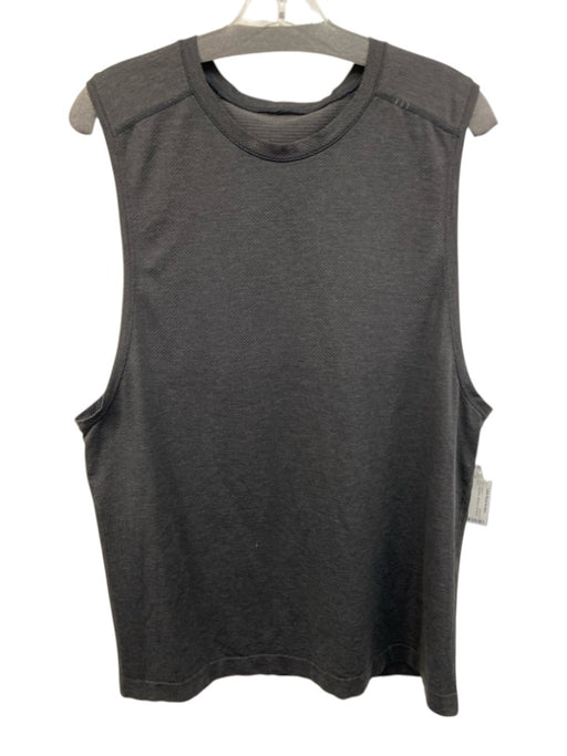 Lululemon Size Est L Gray Athleisure Men's Short Sleeve Gray / Est L