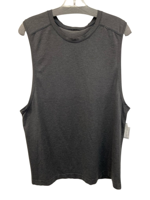 Lululemon Size Est L Gray Athleisure Men's Short Sleeve Gray / Est L