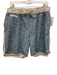 Lululemon Size XL Blue & White Polyester Blend All Over Print Athleisure Shorts Blue & White / XL