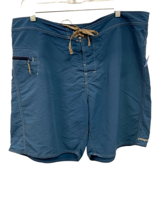 Patagonia Size 40 Blue Nylon Blend Solid Men's Shorts Blue / 40