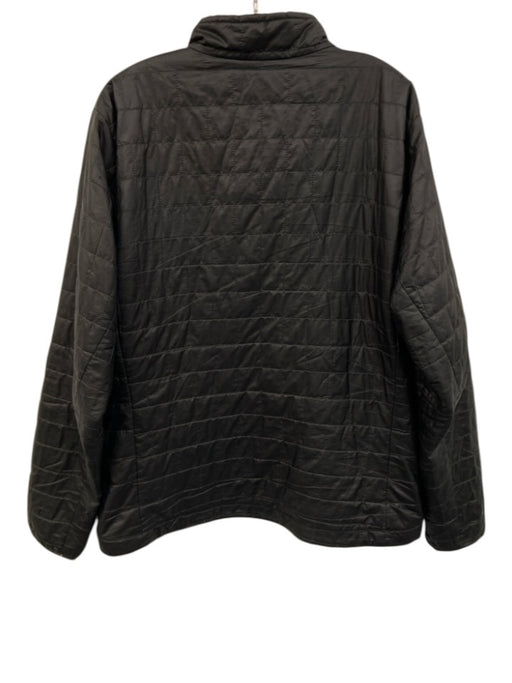 Patagonia Size XL Black Polyester Solid Zipper Men's Jacket Black / XL