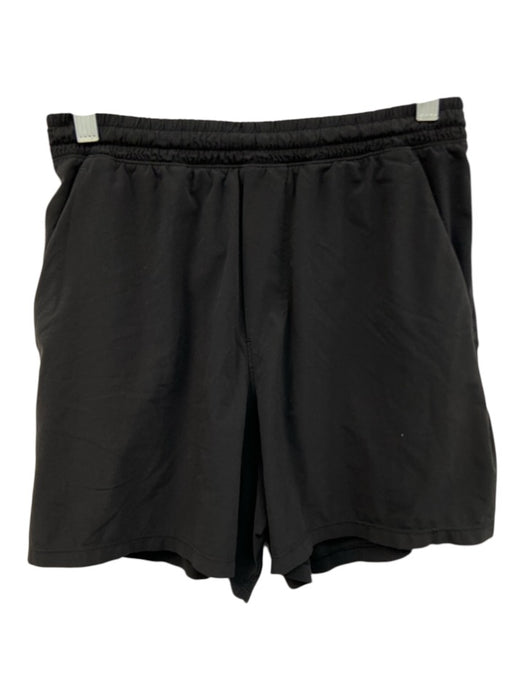 Lululemon Size Est S Black Polyester Blend Solid Athleisure Men's Shorts Black / Est S