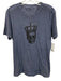 John Varvatos Size S Blue Cotton Skull T Shirt Men's Short Sleeve Blue / S