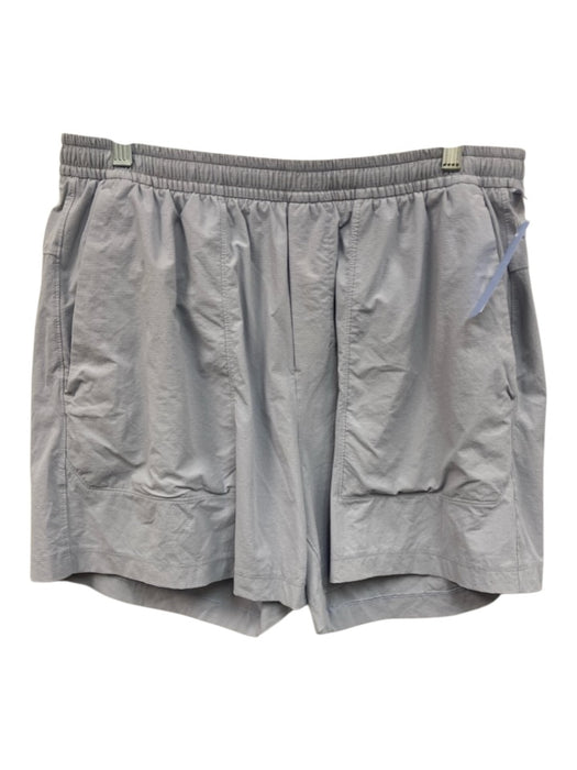 Lululemon Size Est M Gray Synthetic Grid Athleisure Men's Shorts Gray / Est M