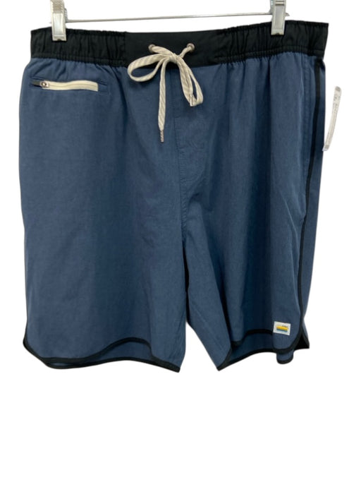 Vuori Size Est M Blue Solid Athleisure Men's Shorts Blue / Est M