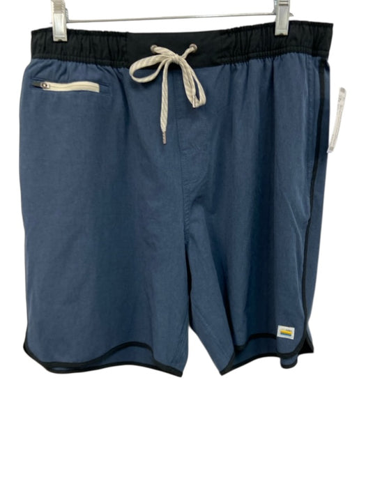 Vuori Size Est M Blue Solid Athleisure Men's Shorts Blue / Est M