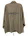 Essentials Size L Beige Synthetic Solid Coach Men's Jacket Beige / L