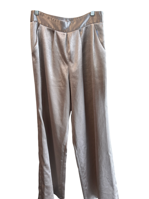 Ramy Brook Size 6 Champagne Polyester Side Zip Pockets Wide Leg Pants Champagne / 6