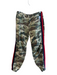 Mother Size 27 Green, Navy & Red Cotton Blend Camoflage Zip Fly Jogger Pants Green, Navy & Red / 27