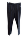 Tory Burch Size Small Black Cotton Blend Gold Button Details Zip Fly Pants Black / Small