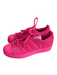 Adidas Shoe Size 4 Hot pink Suede Low Top Lace Up Round Toe Sneaker Shoes Hot pink / 4