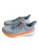 Hoka Shoe Size 9 Blue & Orange Fabric Low Top Lace Up Sneaker Shoes Blue & Orange / 9