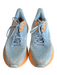 Hoka Shoe Size 9 Blue & Orange Fabric Low Top Lace Up Sneaker Shoes Blue & Orange / 9