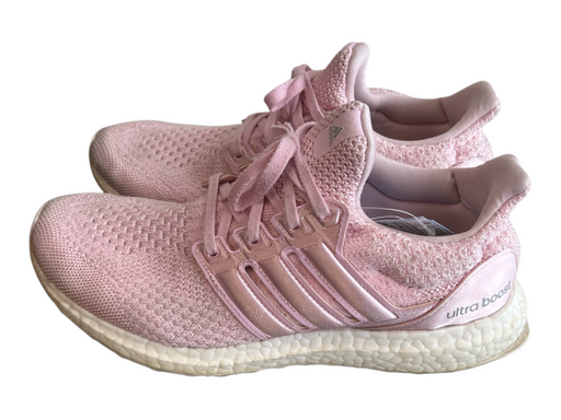 Adidas Shoe Size 8 Pink Fabric Lace Up Low Top Round Toe Sneaker Shoes Pink / 8