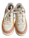 Nike Air Shoe Size 6 Cream & Peach Leather & Suede Low Top Lace Up Sneaker Shoes Cream & Peach / 6