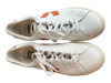 Veja Shoe Size 8.5 White & Orange Leather Low Top Lace Up Round Toe Shoes White & Orange / 8.5