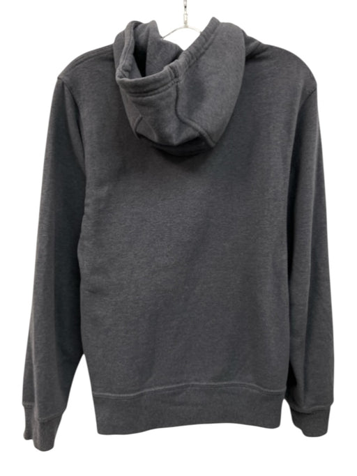 The North Face Size XS Orange & Gray Cotton Blend Solid Hoodie Men's Jacket Orange & Gray / XS