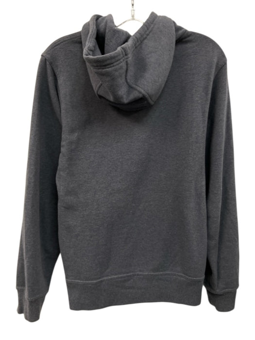 The North Face Size XS Orange & Gray Cotton Blend Solid Hoodie Men's Jacket Orange & Gray / XS