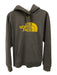 The North Face Size S Orange & Yellow Cotton Blend Solid Hoodie Men's Jacket Orange & Yellow / S