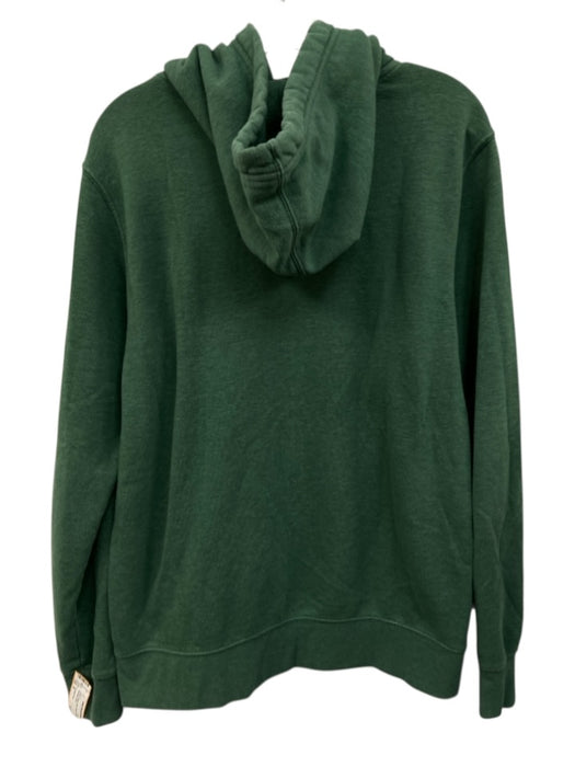 The North Face Size M Green & White Cotton Graphic Hoodie Men's Jacket Green & White / M