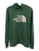 The North Face Size M Green & White Cotton Graphic Hoodie Men's Jacket Green & White / M