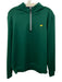 Masters Tech Size M Green Polyester Solid Quarter Zip Men's Long Sleeve Shirt Green / M