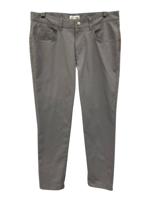 Peter Millar Size 32 Gray Polyester Solid Men's Pants Gray / 32