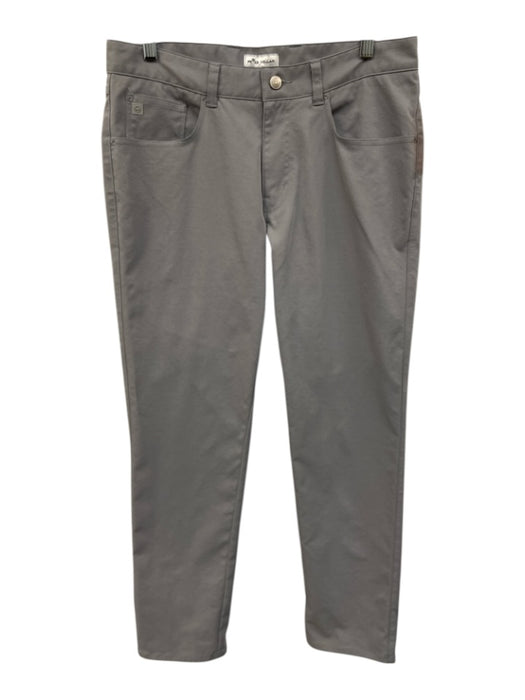 Peter Millar Size 32 Gray Polyester Solid Men's Pants Gray / 32