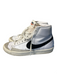 Nike Shoe Size 10 White & Black Leather & Suede High Top Lace Up Round Toe Shoes White & Black / 10