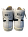 Nike Shoe Size 10 White & Black Leather & Suede High Top Lace Up Round Toe Shoes White & Black / 10